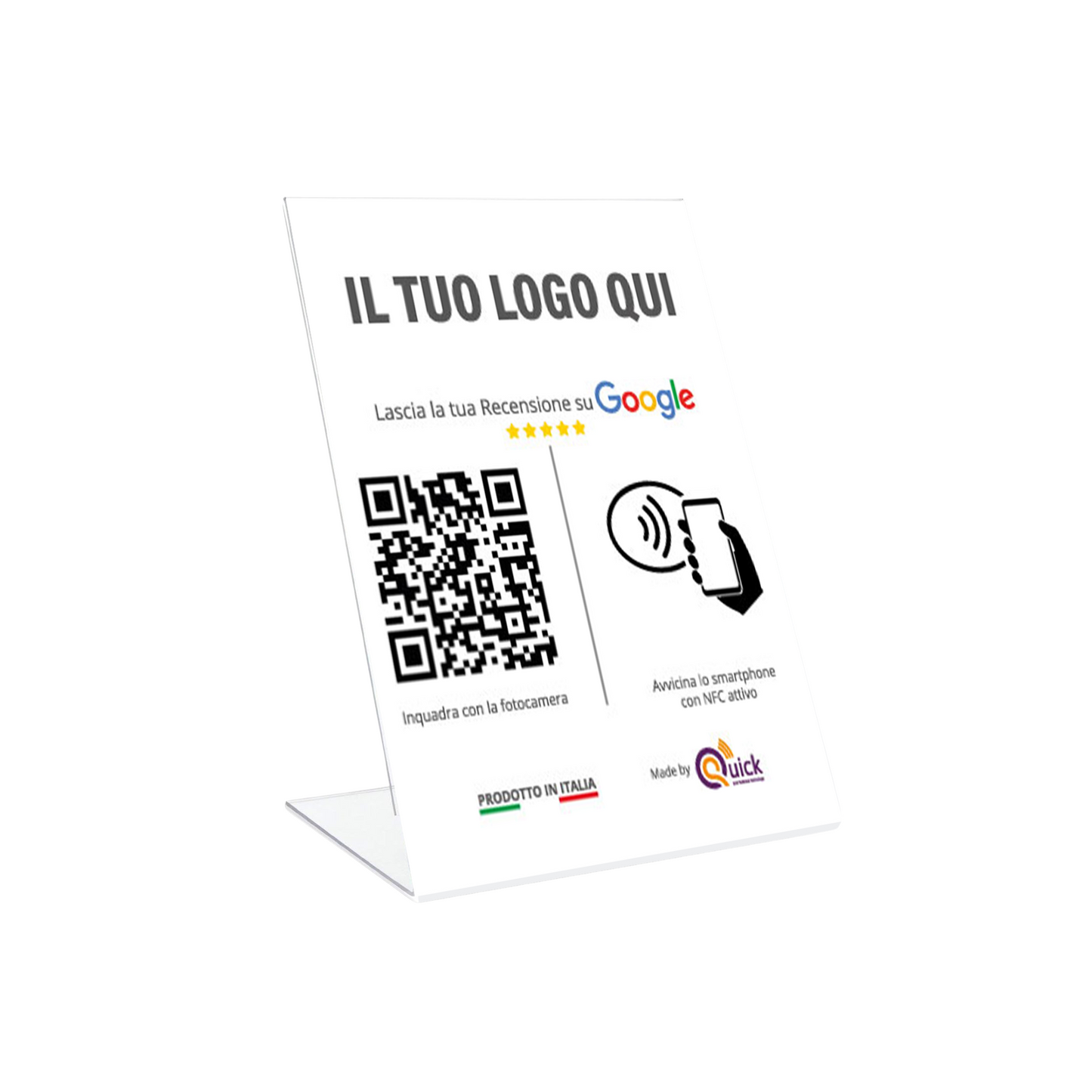 ESPOSITORE DA TAVOLO PER RECENSIONI