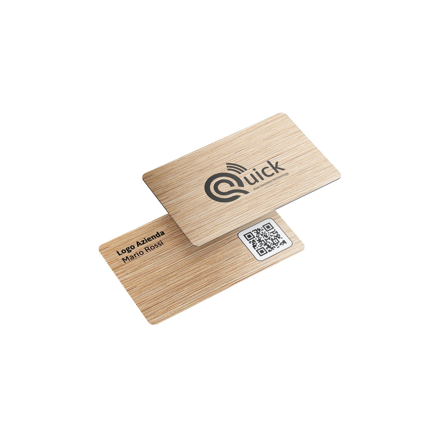 CARD IN BAMBOO - PERSONALIZZALA
